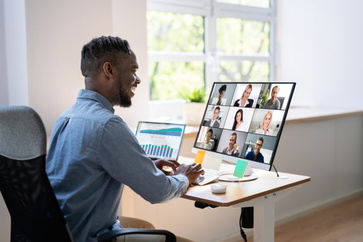 Online Video Conference Virtual Meeting
