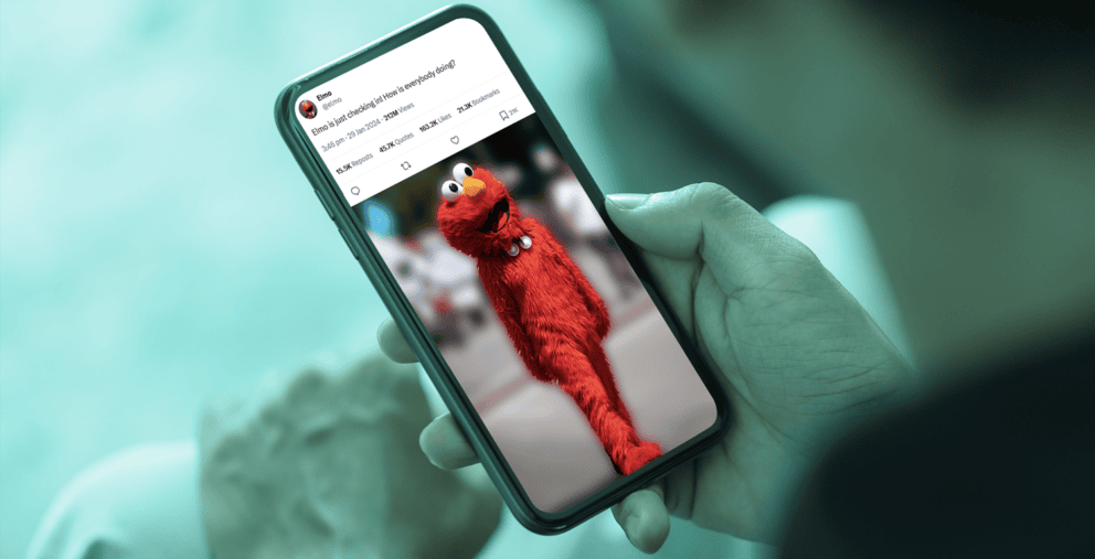 Fi Repost Elmo